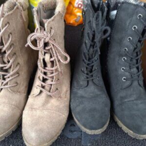 Womens Suede Boots Size 9.5 M